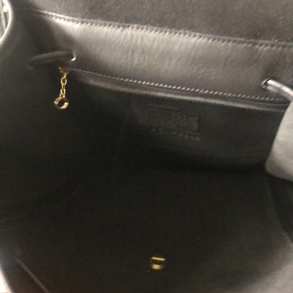 Coach Vintage Unisex Leather Classic Drawstring Backpack 9943 - Picture 6 of 10